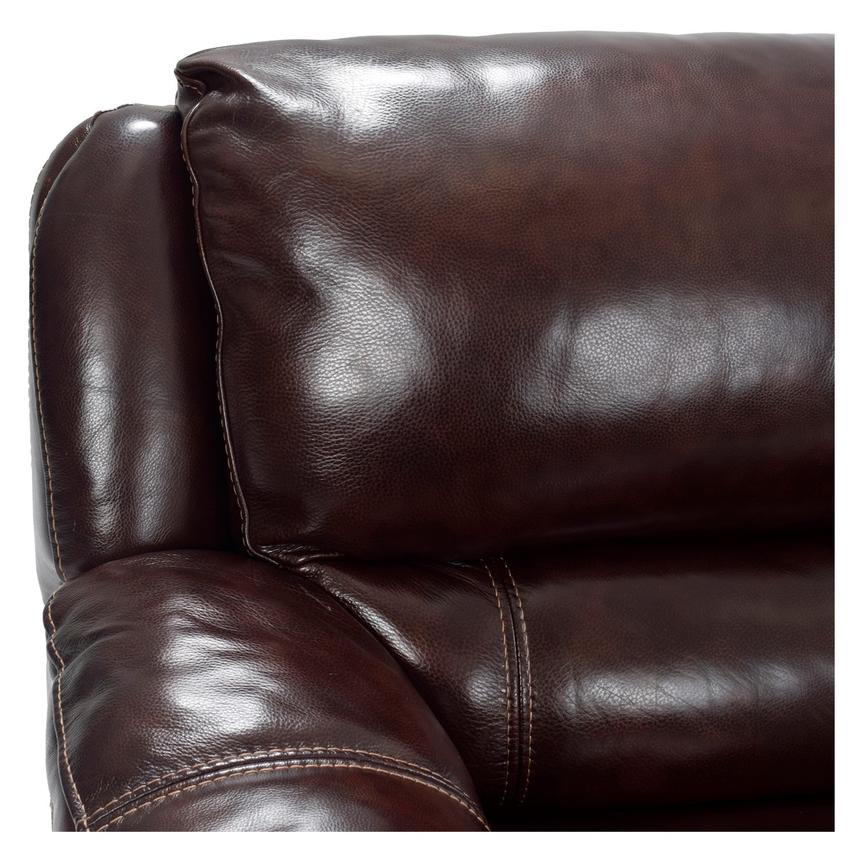 Theodore Brown Motion Leather Sofa W Left Chaise El Dorado Theodore Brown Motion Leather Sofa W Left Chaise Alternate Image 5 Of 9