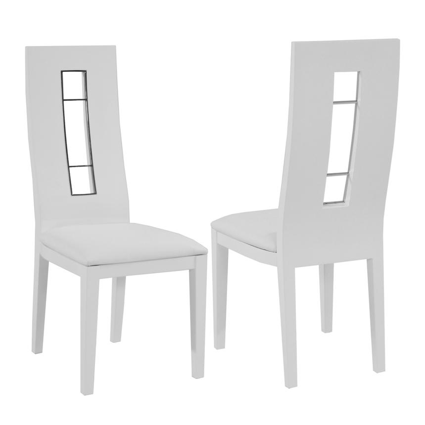 Novo White 5Piece Formal Dining Set El Dorado Furniture