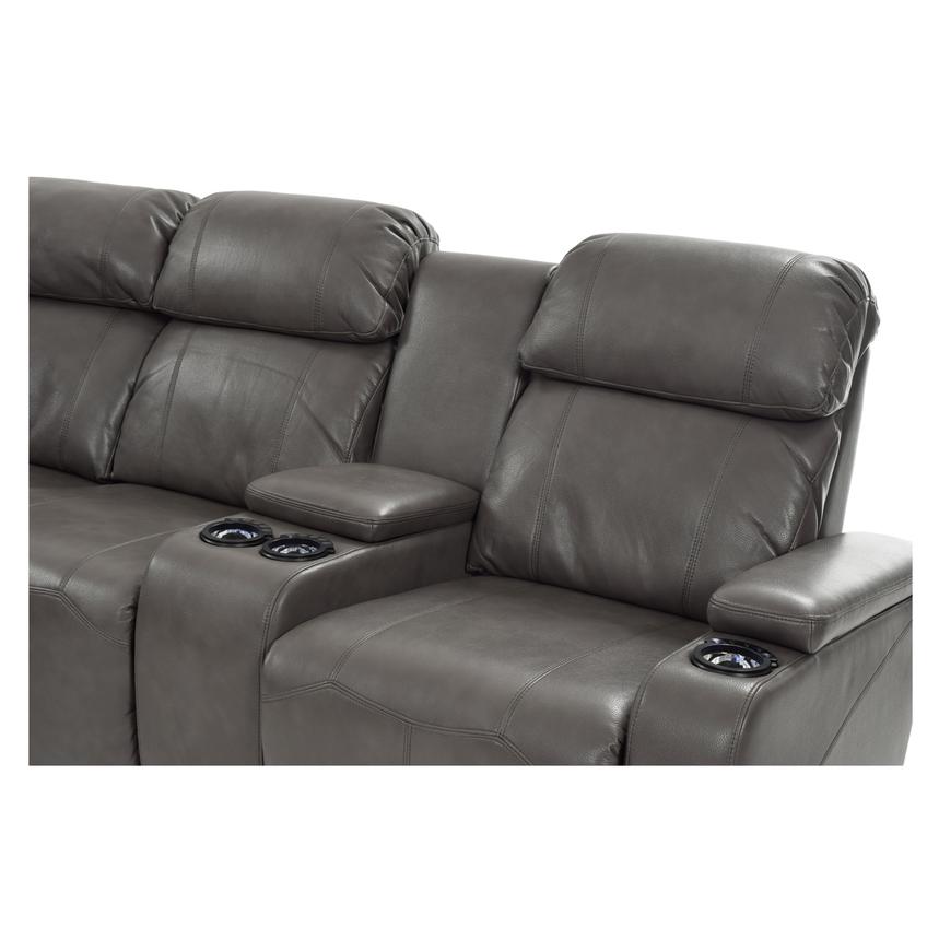 Gray Power Motion Sofa w/Right & Left Recliners El Dorado