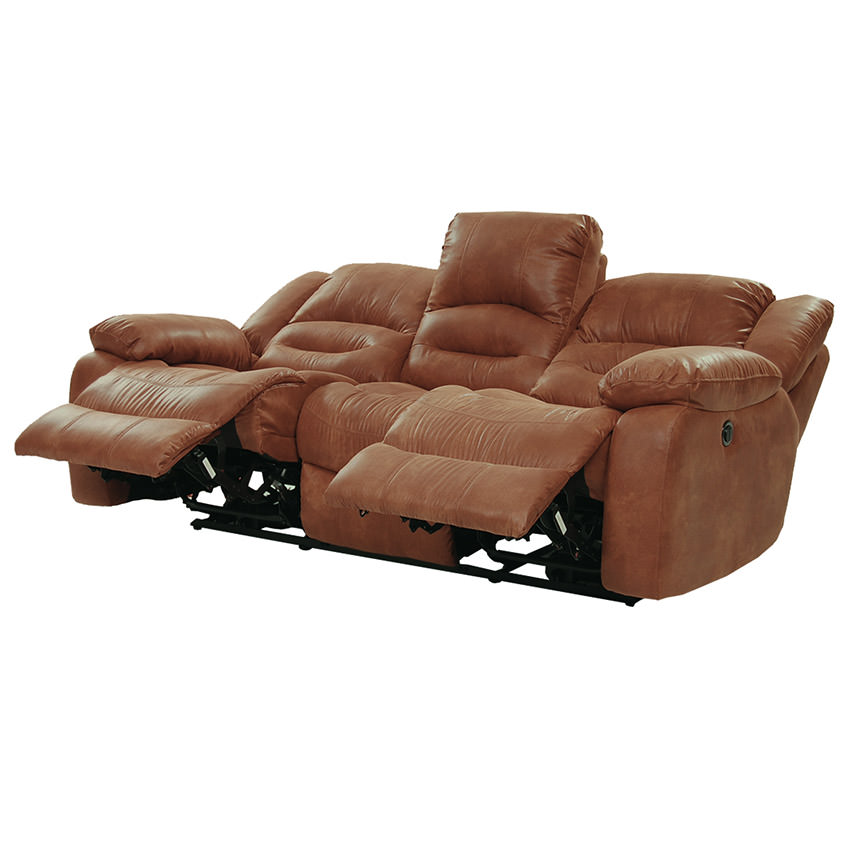 Wrangler Tan Recliner Sofa