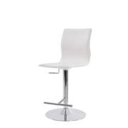 Evolution White Adjustable Stool  alternate image, 2 of 8 images.