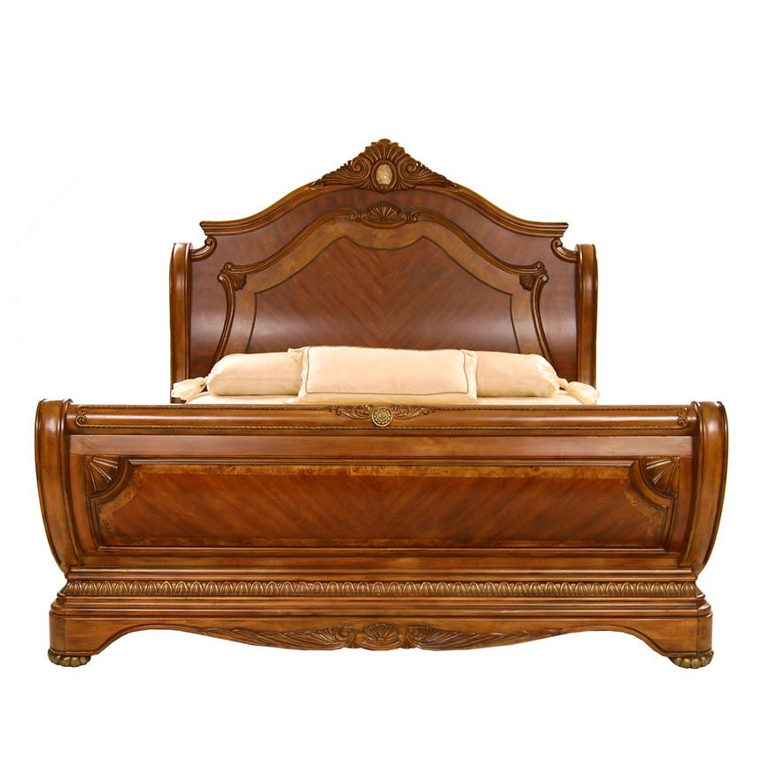 Cortina King Sleigh Bed El Dorado, Cortina Solid Wood Sleigh Bed King