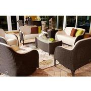 Luxor Brown Loveseat  alternate image, 3 of 8 images.