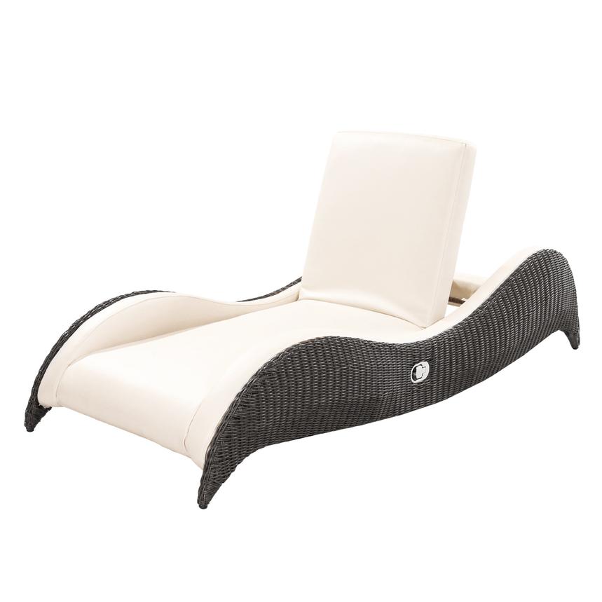 Luxor Brown Chaise Lounge - Thumbnail 3