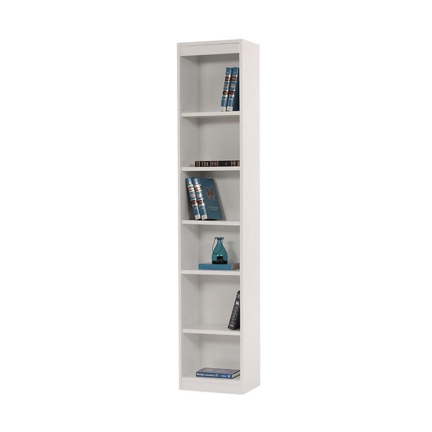 Bellmar White Bookcase | El Dorado Furniture