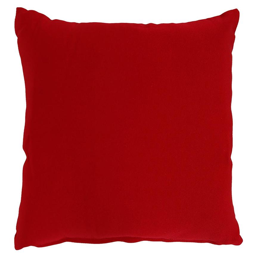 Red Outdoor Pillow main image, 1 of 3 images.