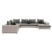 Hanna Sectional Sofa w/Right Chaise  alternate image, 3 of 7 images.