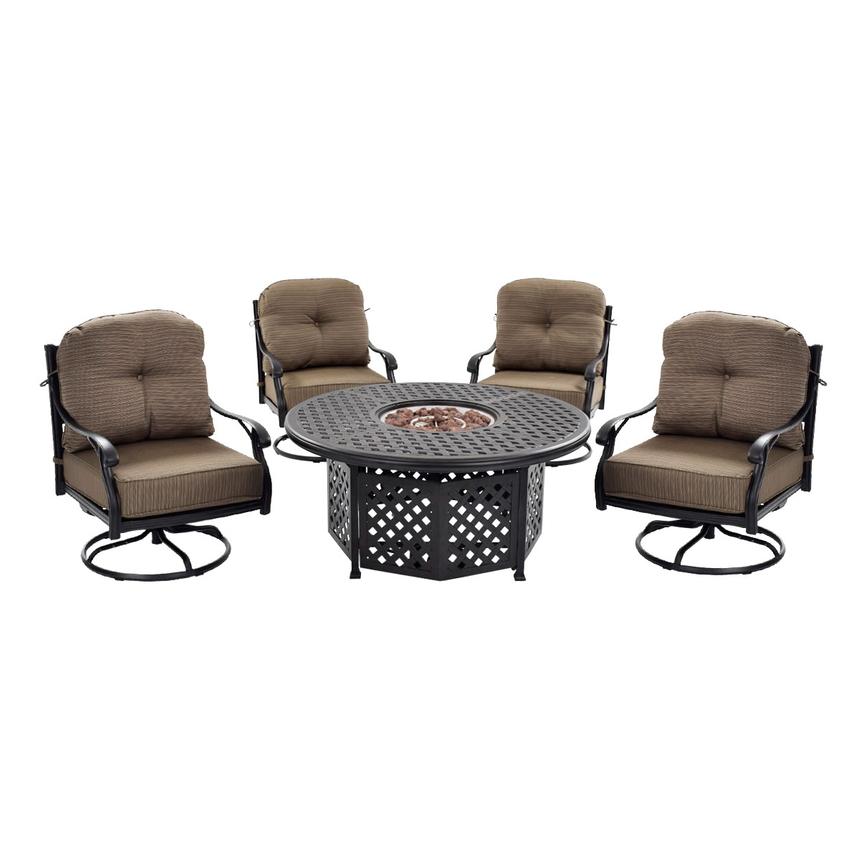 Castle Rock Brown Swivel Chair