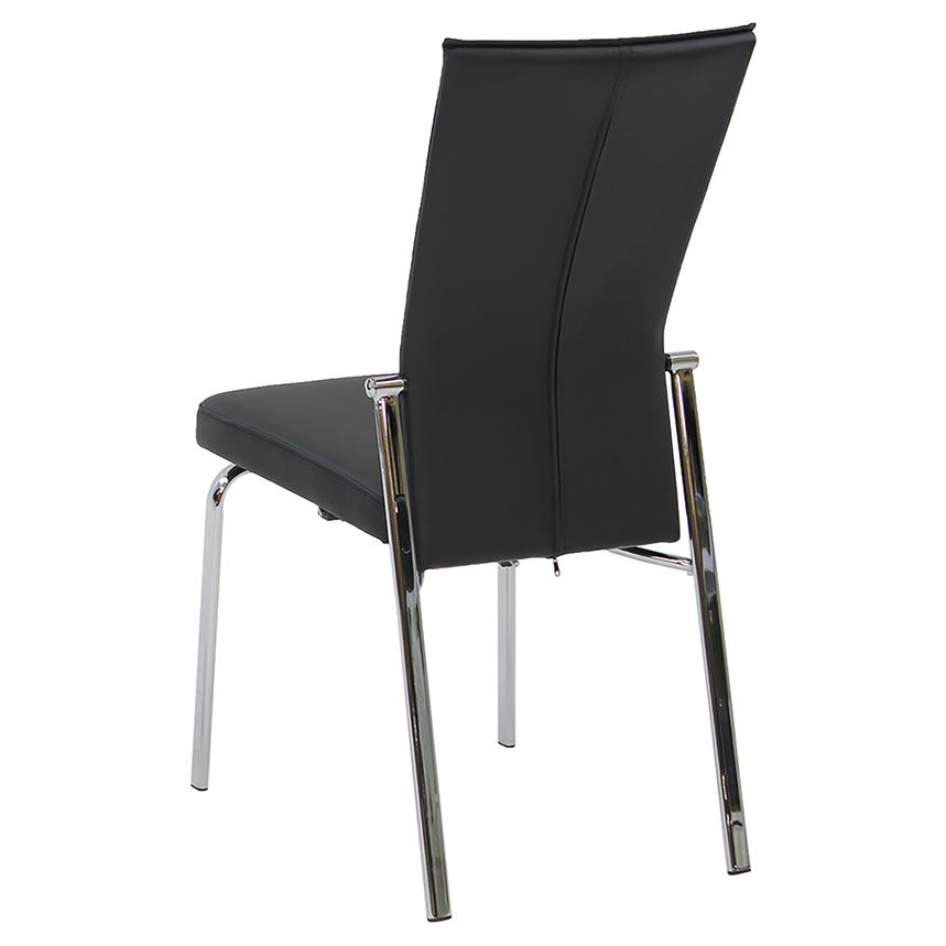 Tara Black Side Chair  alternate image, 3 of 6 images.