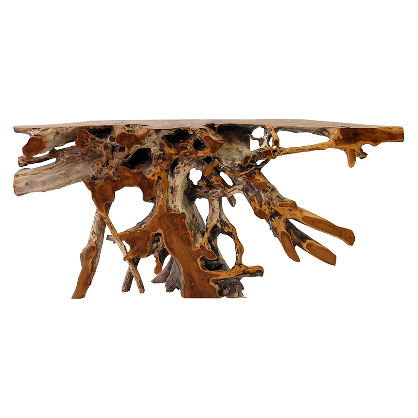Montana Natural Console Table alternate image, 4 of 6 images.