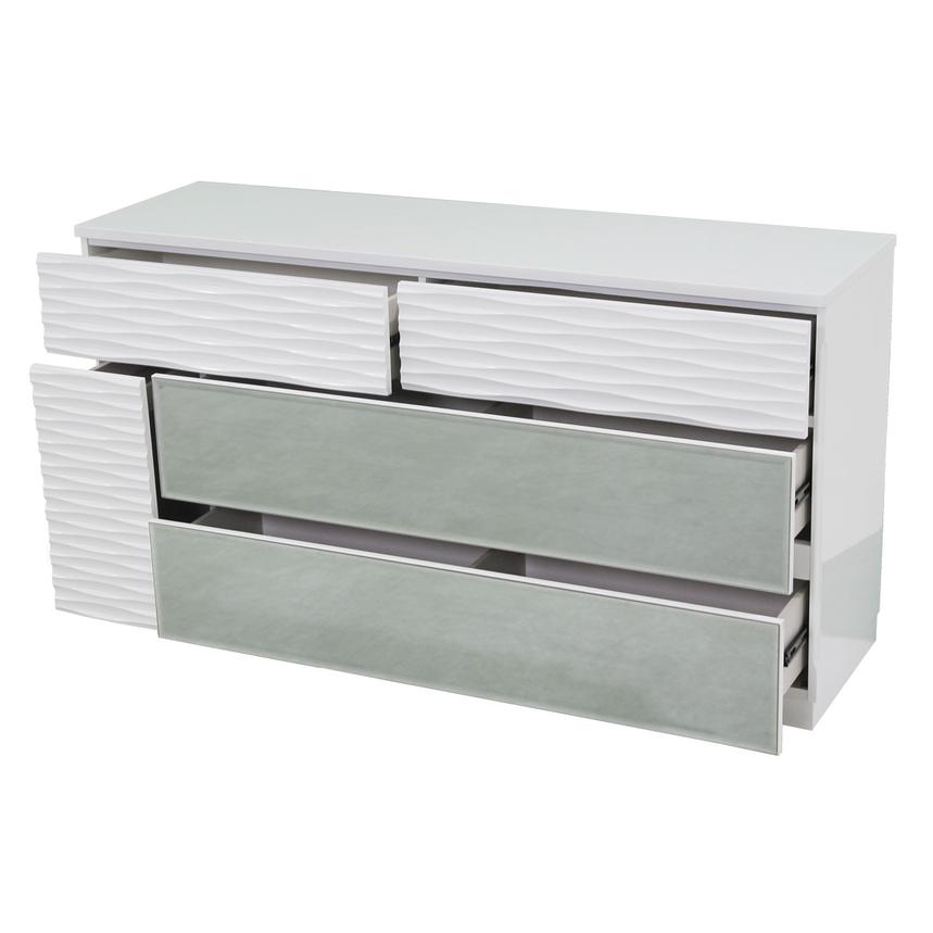 Manhattan White Mirrored Dresser alternate image, 3 of 7 images.