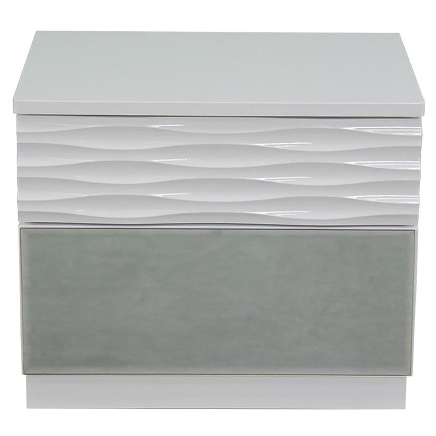 Manhattan White Nightstand main image, 1 of 6 images.