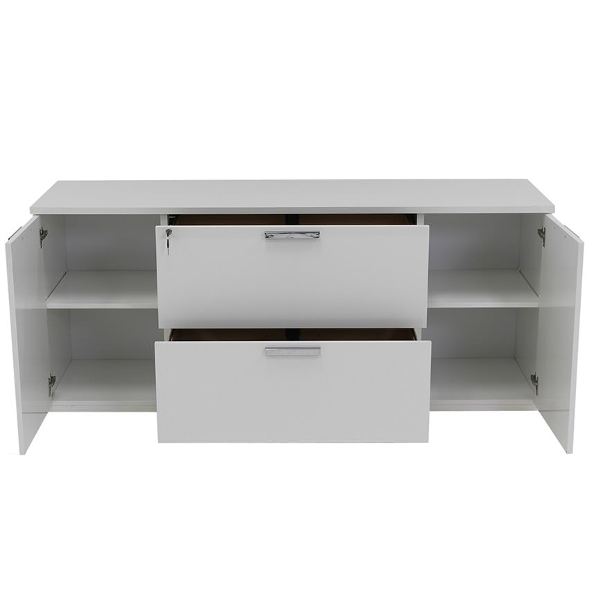 Sedona White Credenza El Dorado Furniture
