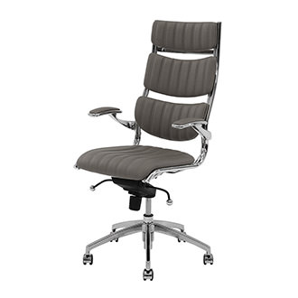 Bell Gray High Back Desk Chair