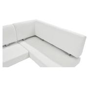 Linden White 2-Piece Right Corner Nook Set  alternate image, 9 of 11 images.