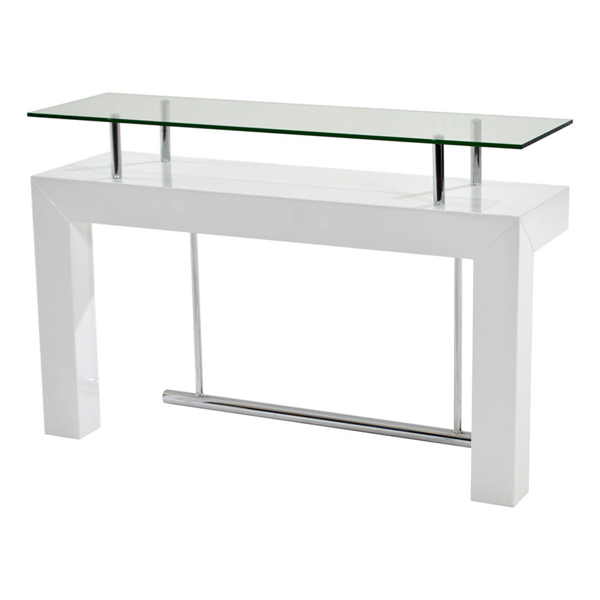 Galilea White Console Table  main image, 1 of 3 images.