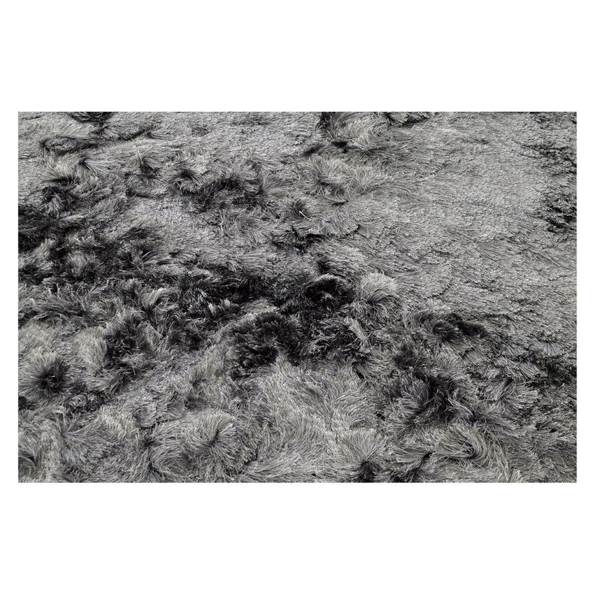 Silky Deluxe Gray 5' x 8' Area Rug  alternate image, 3 of 4 images.