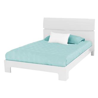 Brighton White Full Platform Bed