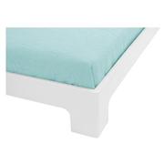 Brighton White Full Platform Bed  alternate image, 5 of 5 images.