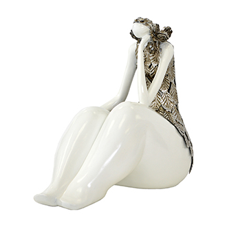 Lady Nature White Figure