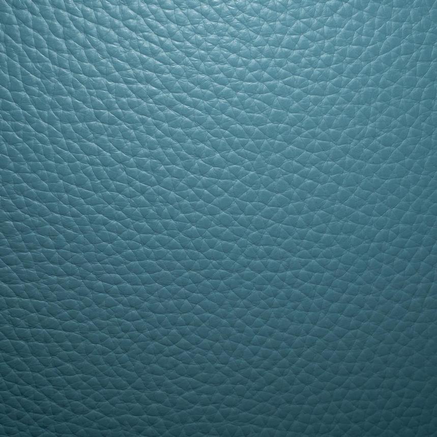 Enzo Blue Leather Accent Chair  alternate image, 11 of 11 images.