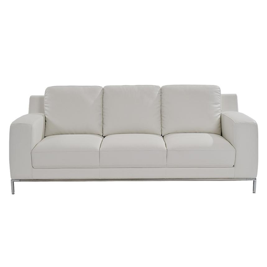 Cantrall White Sofa  alternate image, 3 of 9 images.