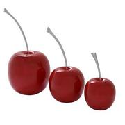 Cherries Red Table Decor Set of 3  main image, 1 of 3 images.
