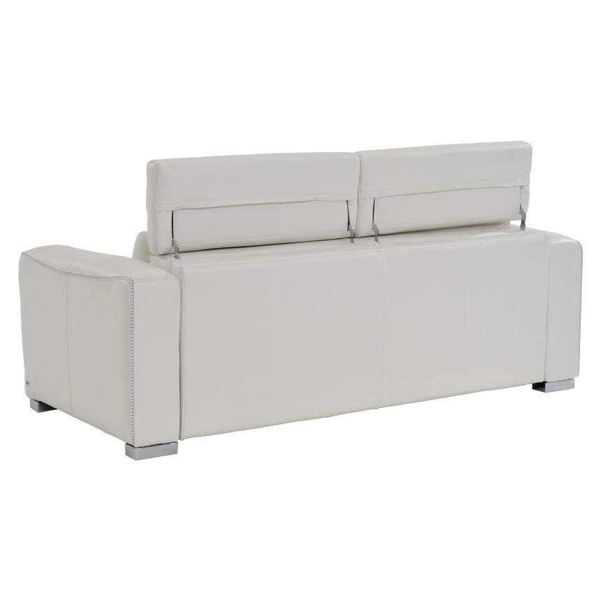 white leather sleeper chair