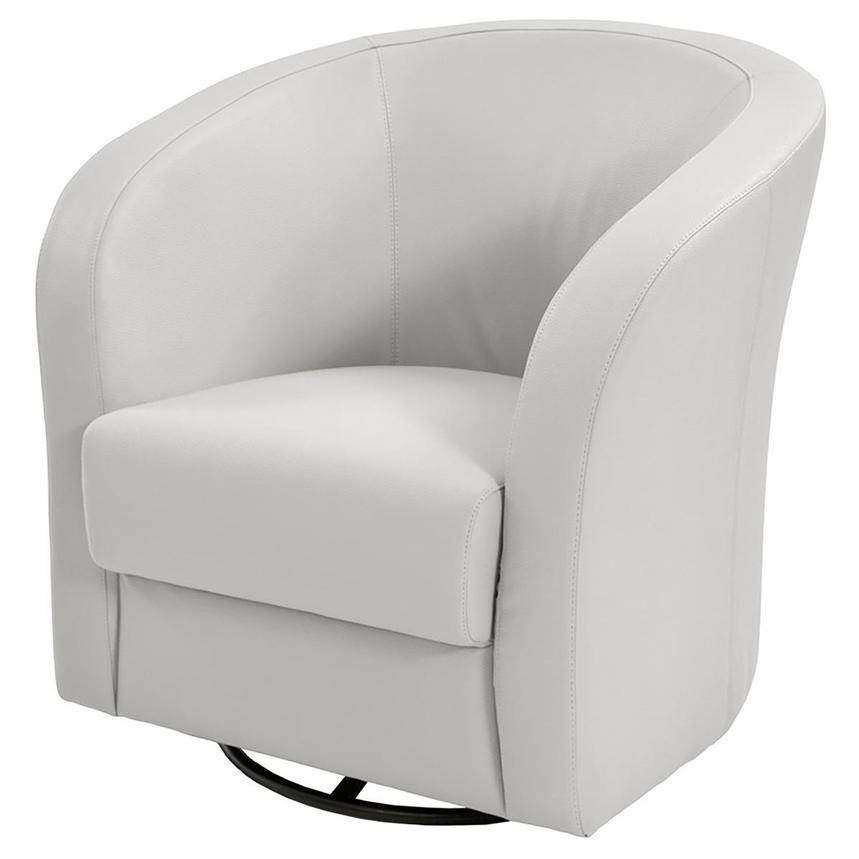 Delia White Accent Chair main image, 1 of 5 images.