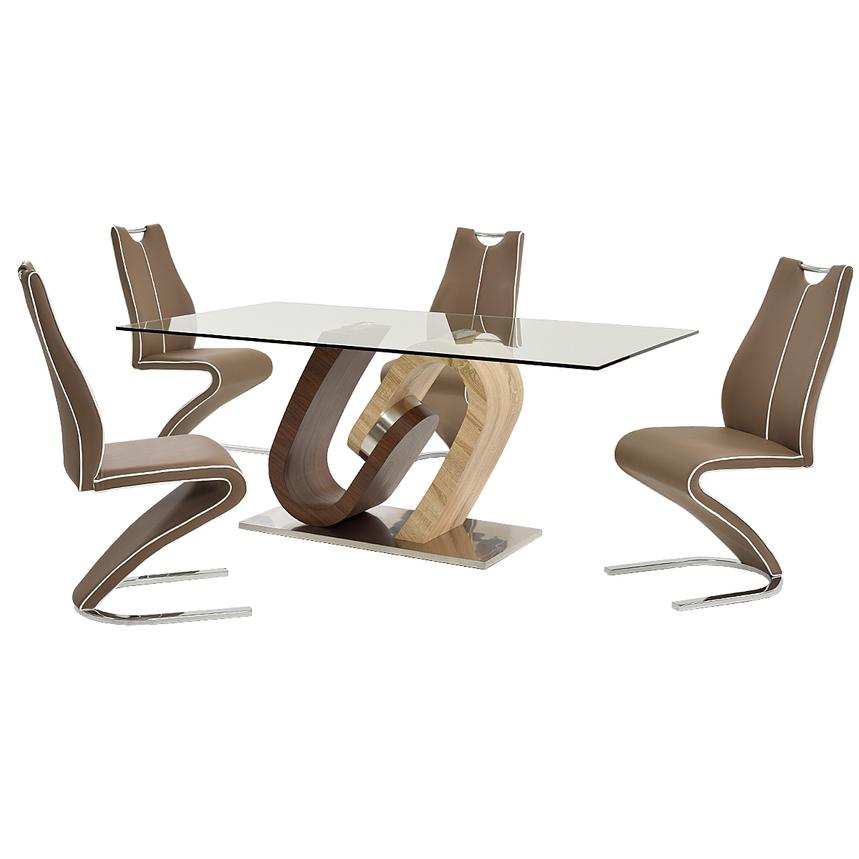 Serpentine 5-Piece Dining Set  main image, 1 of 12 images.