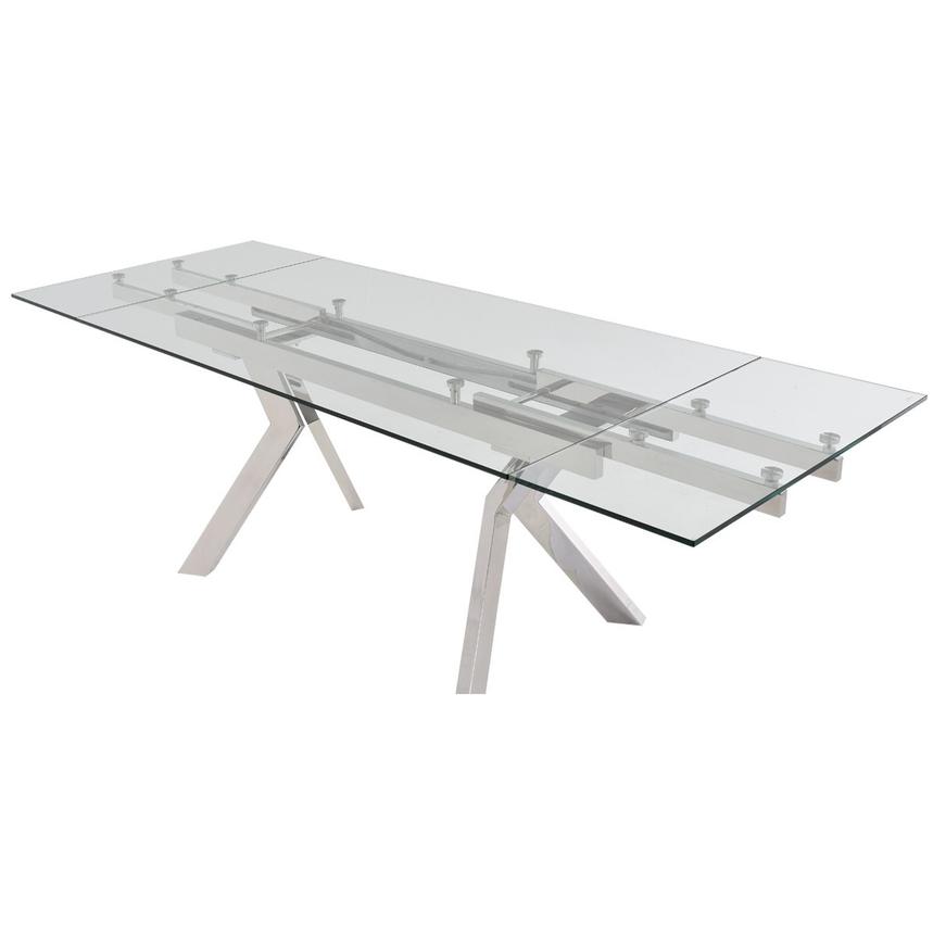 Lynne Polished Extendable Dining Table  alternate image, 5 of 7 images.