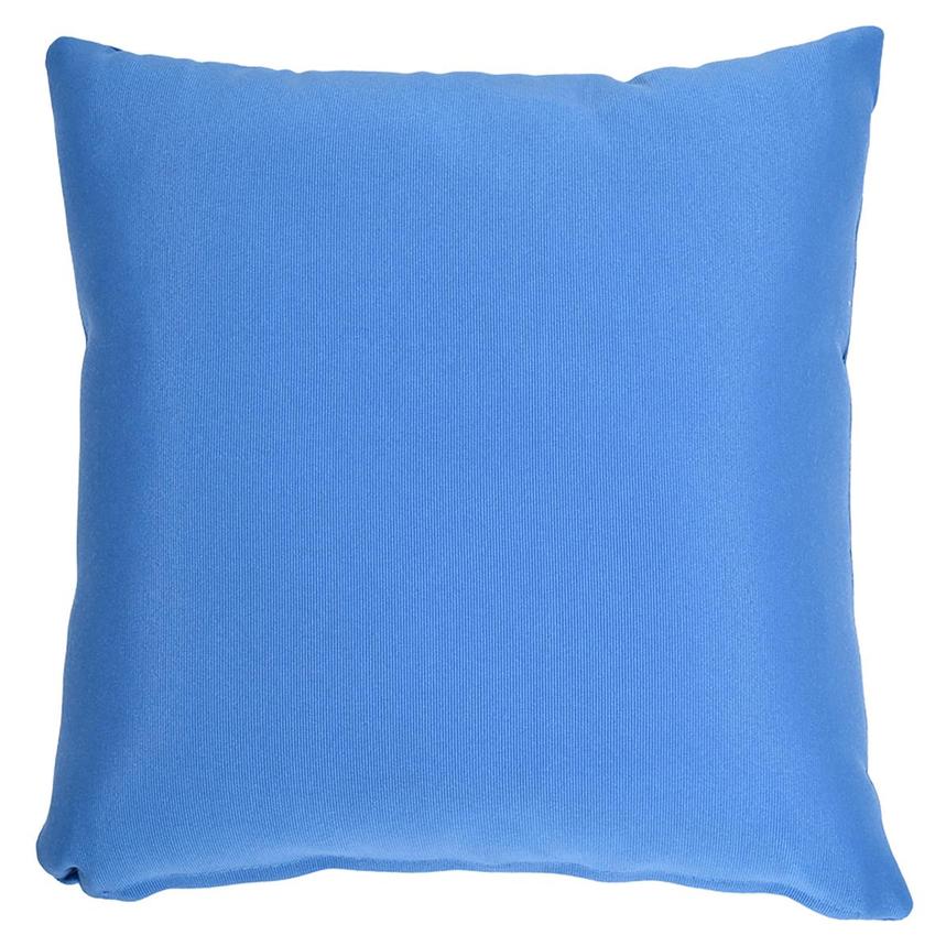 Blue Outdoor Pillow main image, 1 of 3 images.