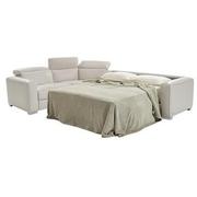 Bay Harbor Light Gray 3PC Leather Power Reclining Sectional w/Right Sleeper  alternate image, 2 of 8 images.
