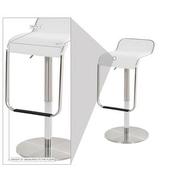 Binx White Adjustable Stool  alternate image, 7 of 7 images.