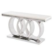 Lillian Silver Console Table  main image, 1 of 7 images.