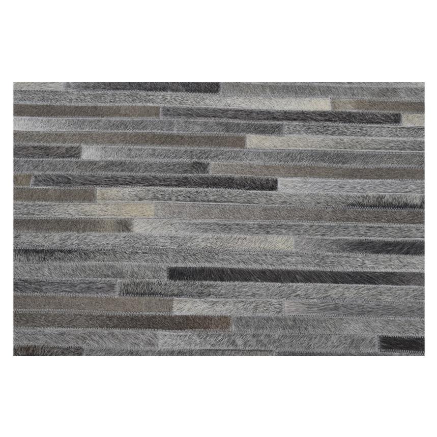 Capri Gray Cowhide Patchwork 8' x 10' Area Rug  alternate image, 3 of 4 images.