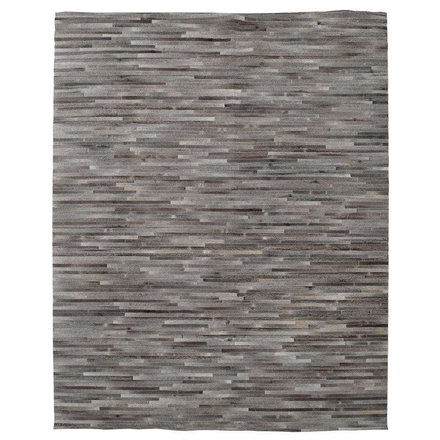 Capri Gray Cowhide Patchwork 8' x 10' Area Rug  main image, 1 of 3 images.