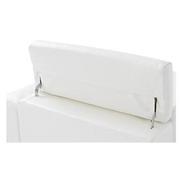 Bay Harbor White Leather Sleeper w/Right Chaise  alternate image, 5 of 11 images.