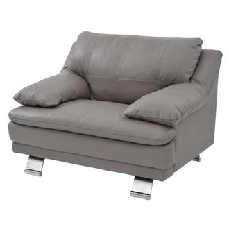 Rio Light Gray Leather Chair