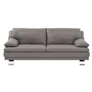 Rio Light Gray Leather Sofa | El Dorado Furniture