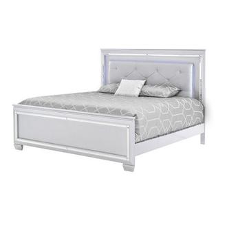 Isabel Gray Full Panel Bed