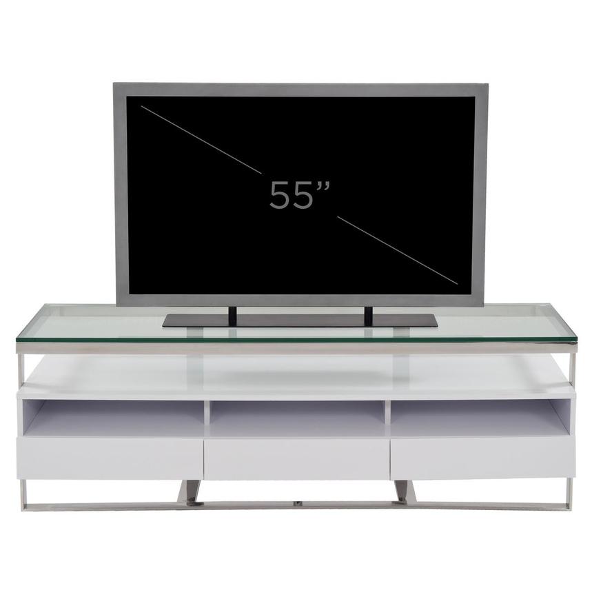 Calypso White TV Stand  alternate image, 6 of 6 images.