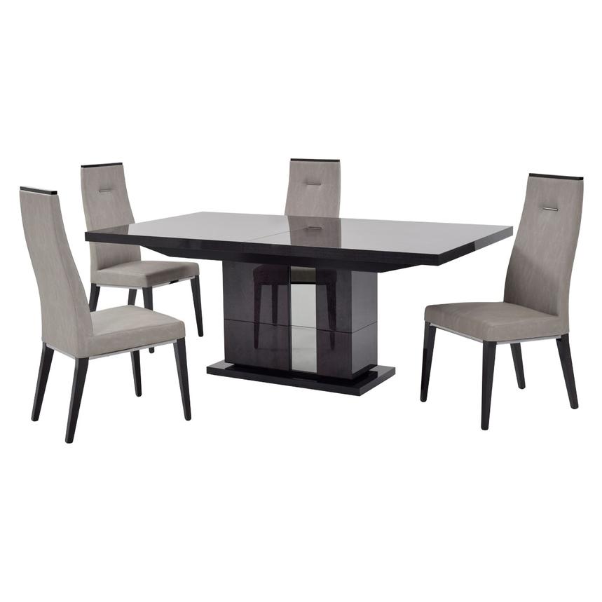 Heritage 77" 5-Piece Dining Set  main image, 1 of 14 images.