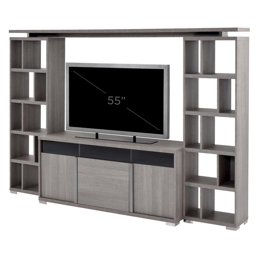 Tivo Gray Wall Unit Made In Italy El Dorado Furniture