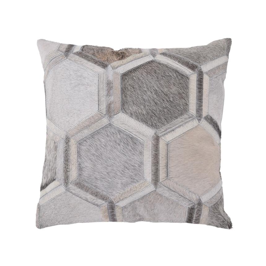 Cannes II Cowhide Patchwork Accent Pillow  main image, 1 of 2 images.