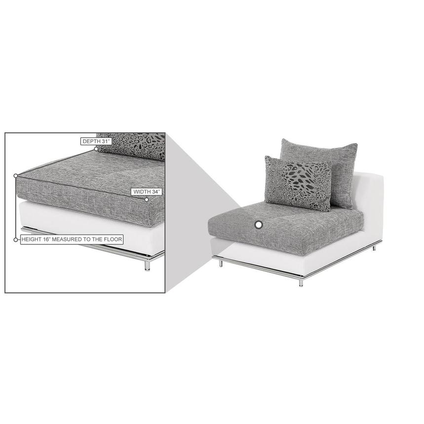 Hanna Armless Chair alternate image, 6 of 7 images.