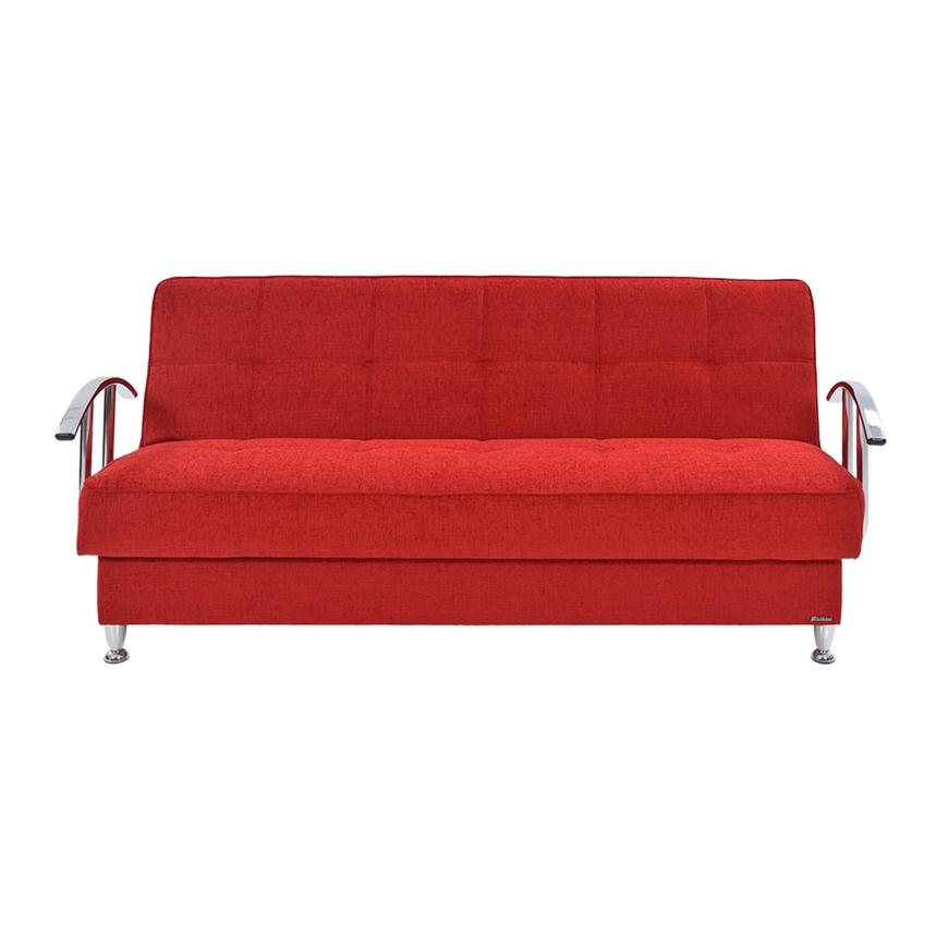 Betsy Red Futon W Storage El Dorado Furniture