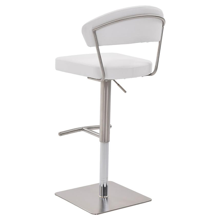 Bold White Adjustable Stool  alternate image, 3 of 8 images.
