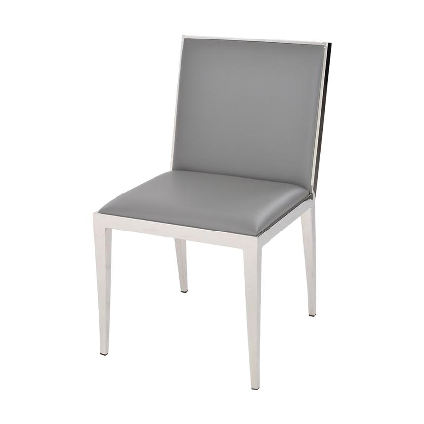 Gemma Gray Side Chair  main image, 1 of 5 images.