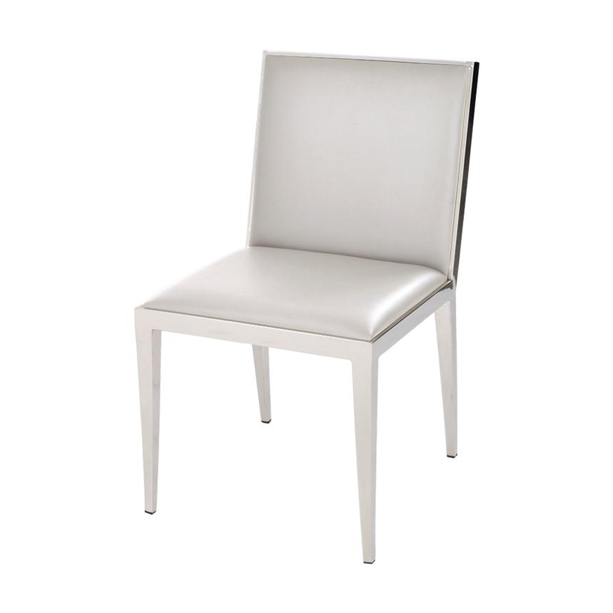 Gemma White Side Chair  main image, 1 of 6 images.